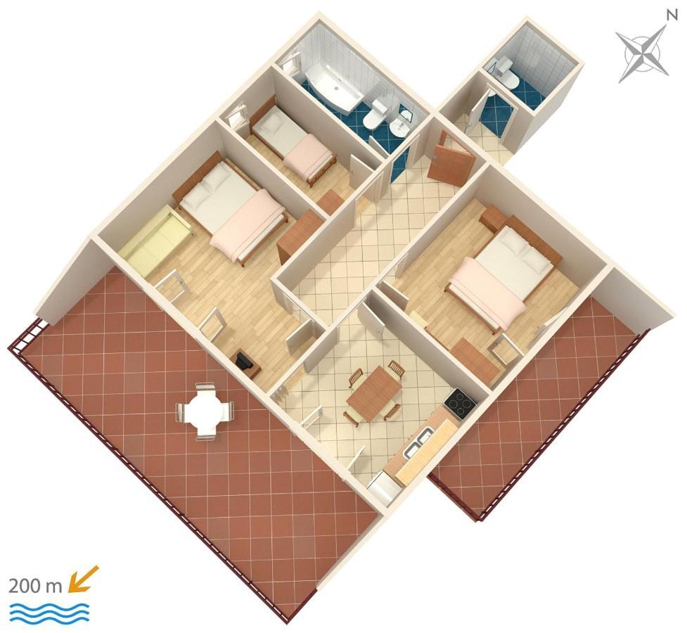 Apartments With A Parking Space Srima - Vodice, Vodice - 6099 ภายนอก รูปภาพ